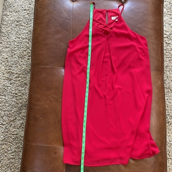 Monteau red strappy shift dress SZ S - Picture 5 of 8